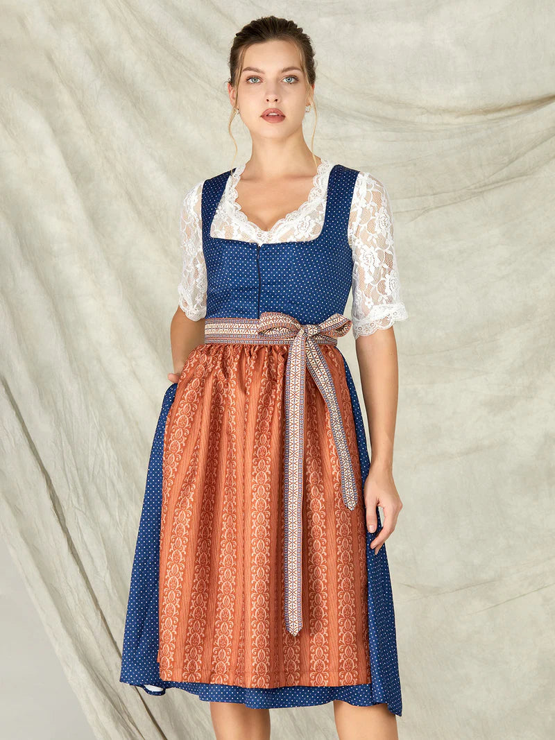Elegantes Dirndl: Traditionelle Schönheit in modernem Glanz