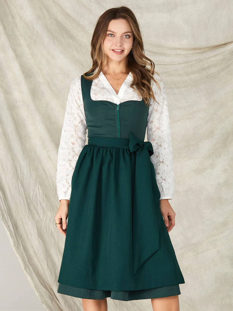 Grünes Dirndl: Frische, Eleganz und Tradition
