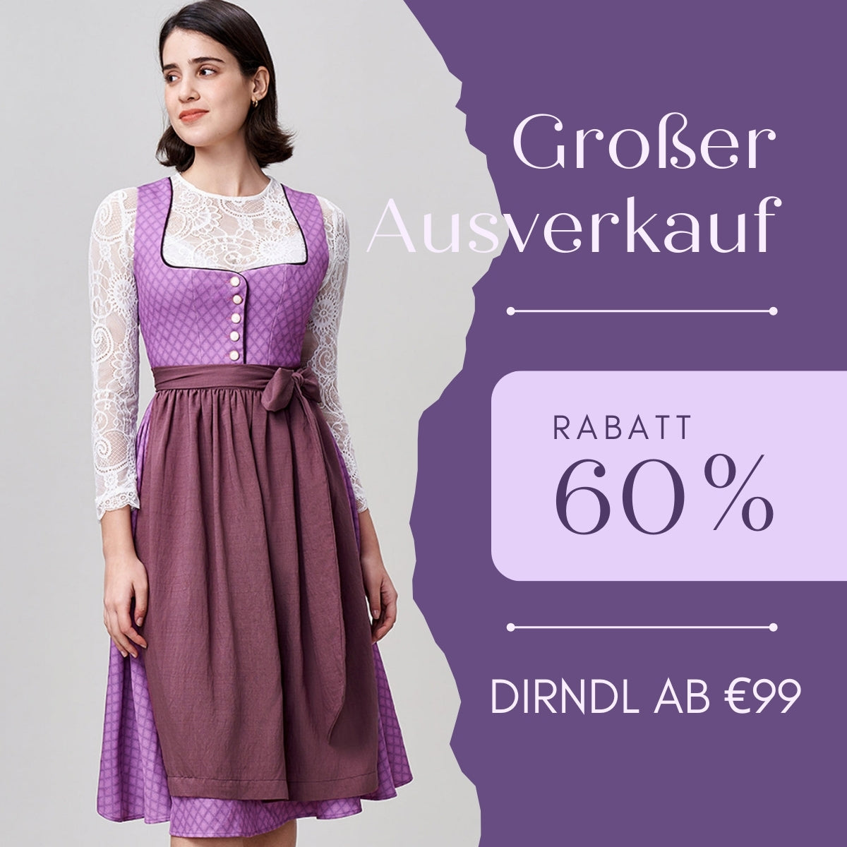 Dirndl in Fliederfarben und die Liebe zur Tradition: Amuseliebe neu interpretiert