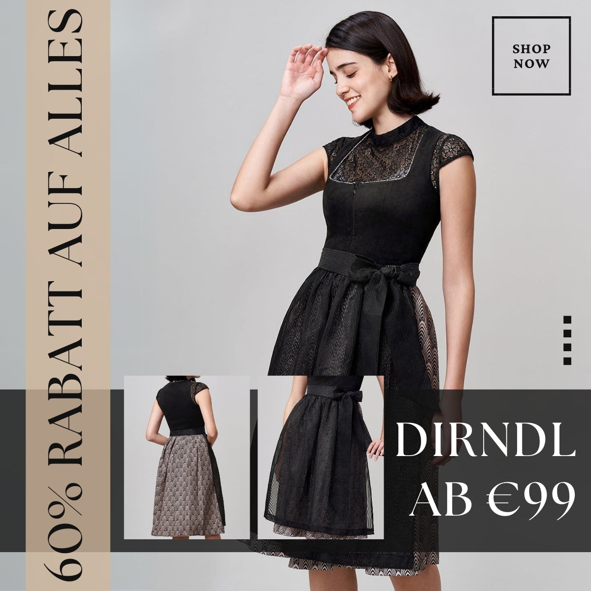 Langarm Dirndlbluse, Strickjacke zu Dirndl und Custom Dirndl: Entdeckung der Trachtmode