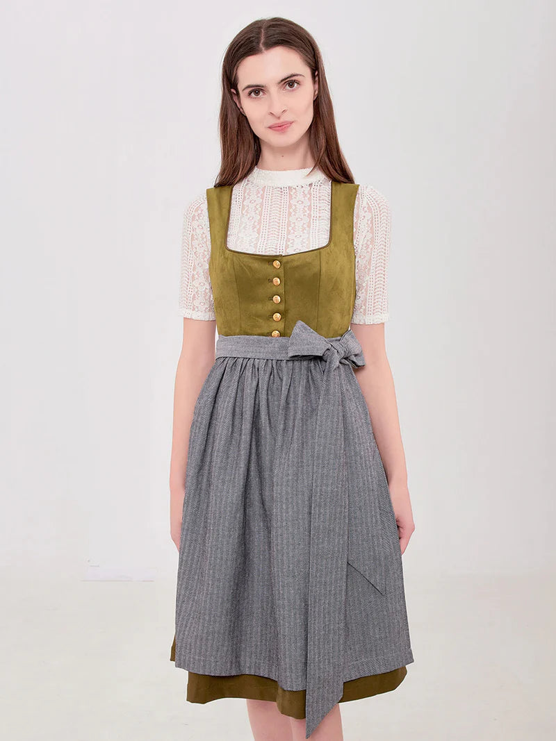 Das Dirndl in Grün: Ein eleganter Klassiker in der Trachtenmode
