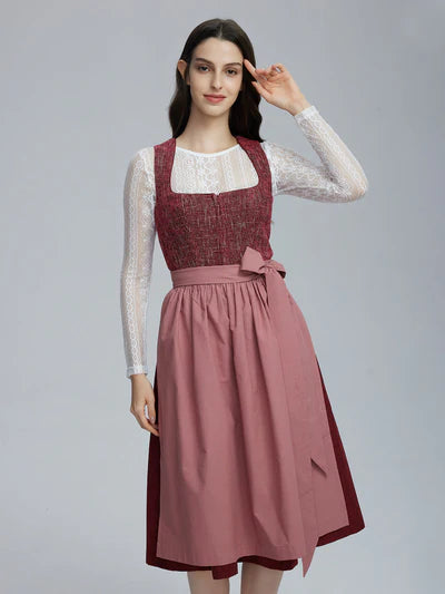 Dirndl Midi Schwarz Rot, Rotes Dirndl Midi und Dirndl Midi Rot: Eleganz und Tradition in Perfekter Länge