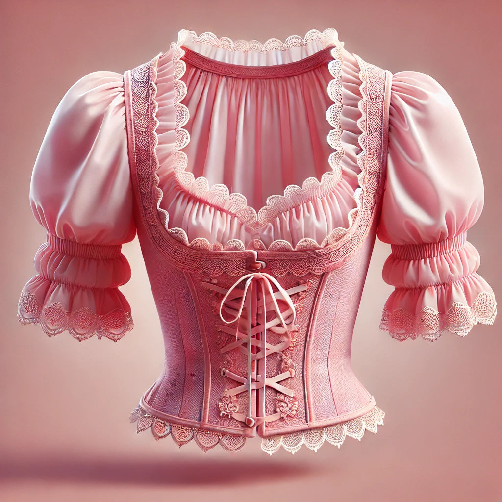 Die rosa Dirndlbluse – Ein Hauch von Romantik und Eleganz