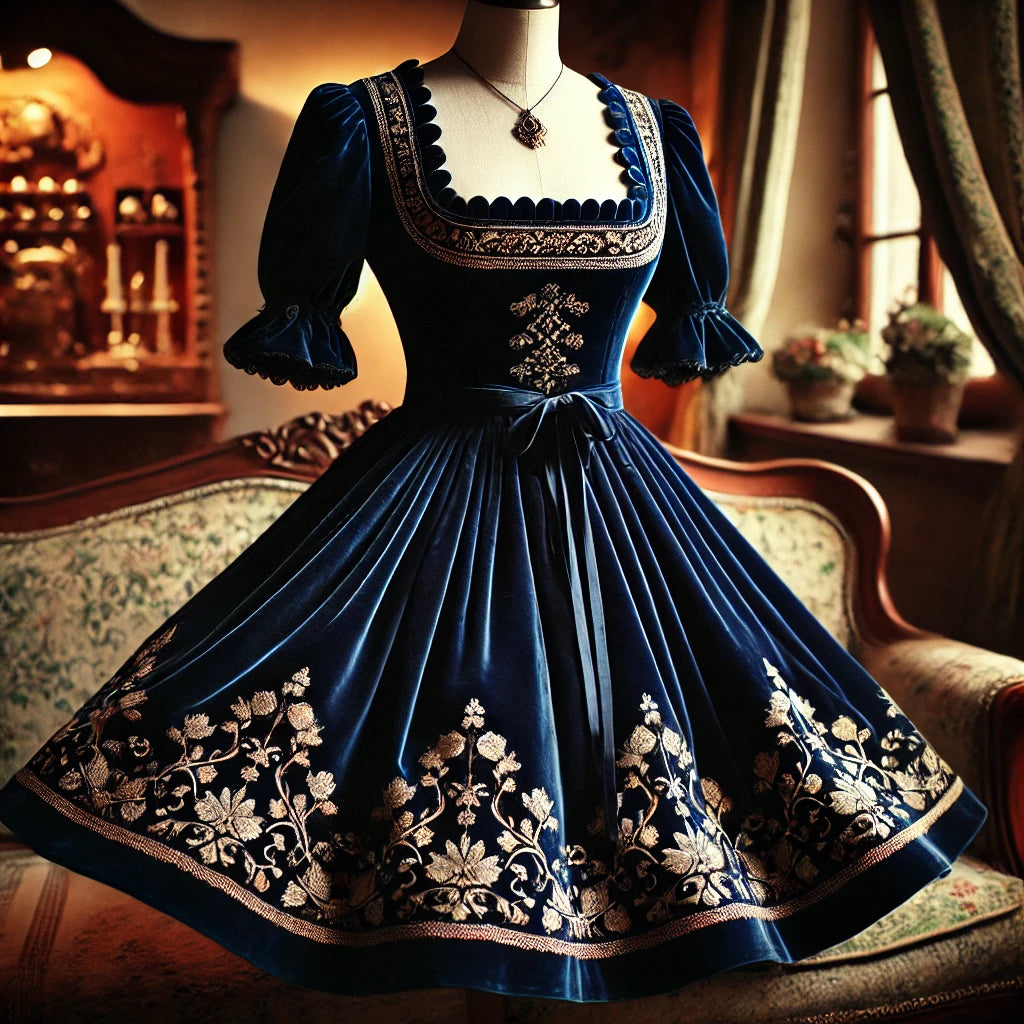 Das erschwingliche Dirndl aus Samt