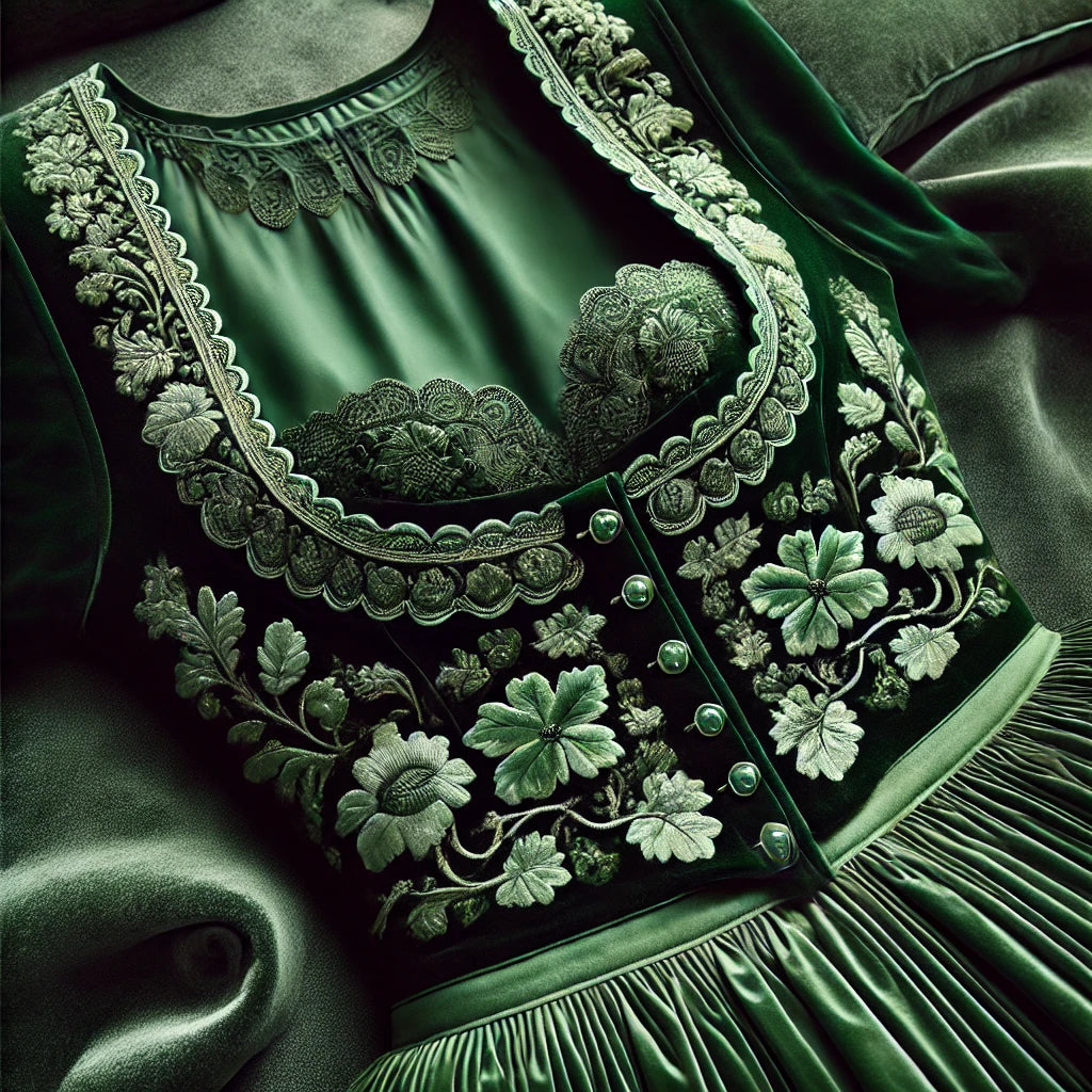 Dirndl - Die Vielfalt der Grünen und des Samts