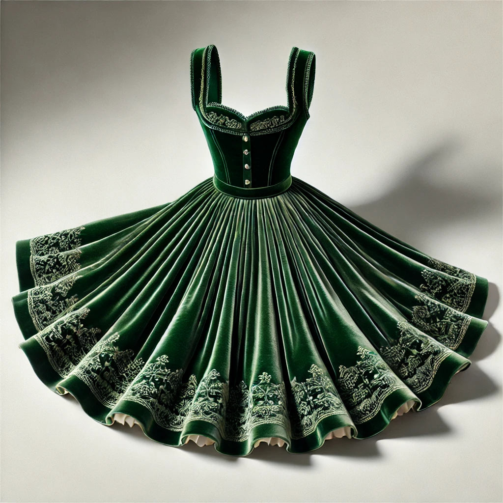 Die Schönheit der samtigen Dirndl - Eine Reise in die Welt der Eleganz und Weiblichkeit