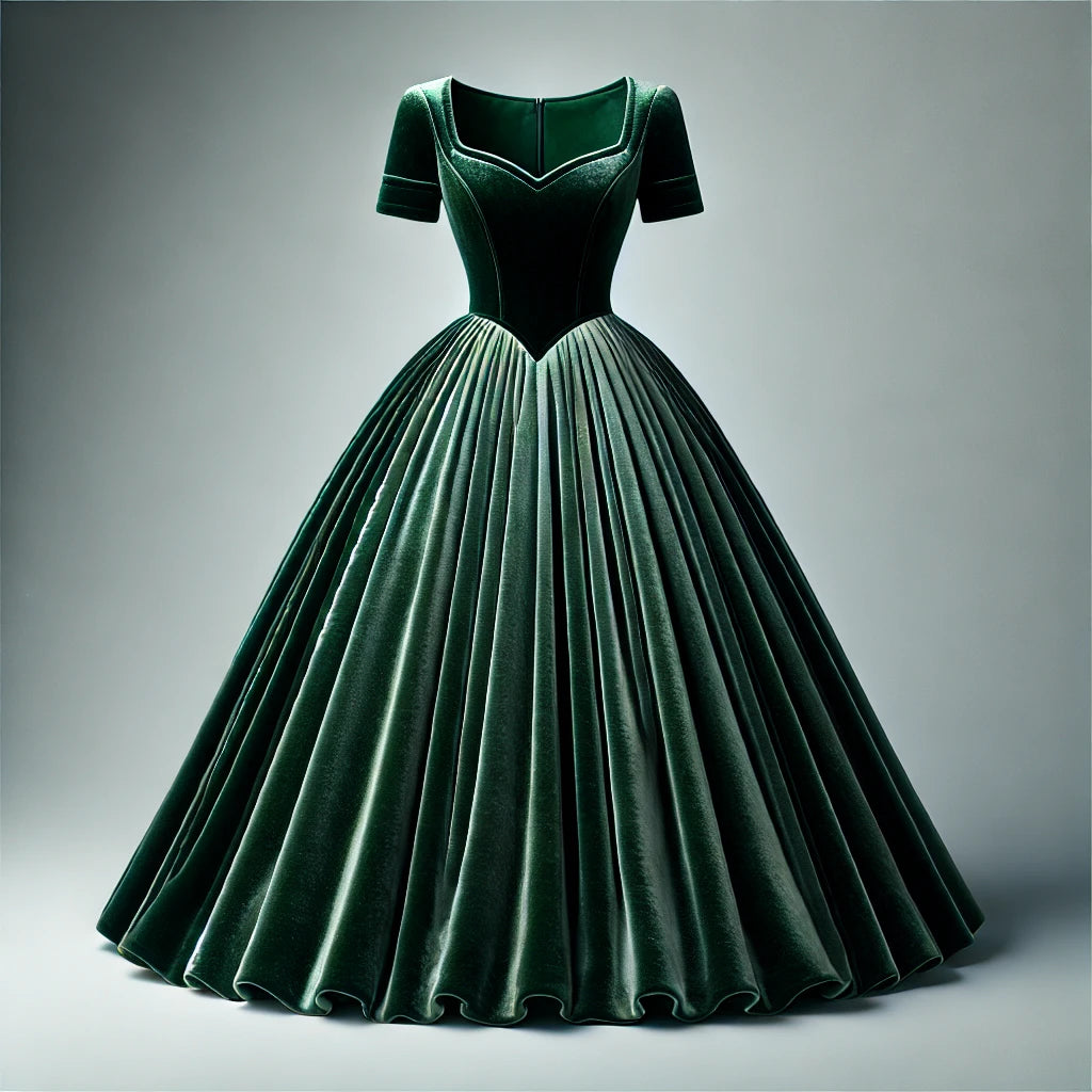 Die einzigartige Wirkung von Samt Dirndl in Grün und Grau: Ein Ausdruck von Stil und Emotionen