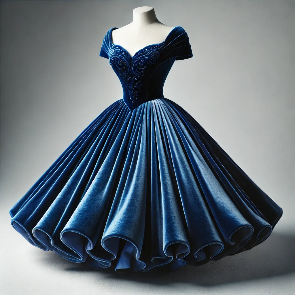 Die Faszination der samtigen Dirndl in Blau und Grün - Eine Reise in die Welt der Eleganz und Selbstfindung