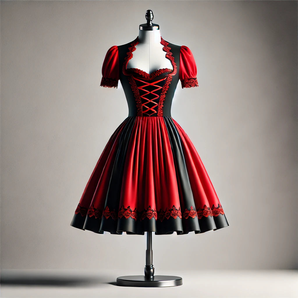 Die Schönheit der roten, schwarzen und bunten Dirndl - Eine Reise in die Welt der Eleganz und Individualität