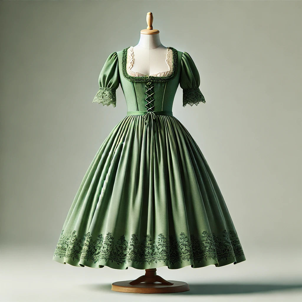 Die Faszination der grünen Dirndl - Eine Reise in die Welt der Eleganz und Naturverbundenheit