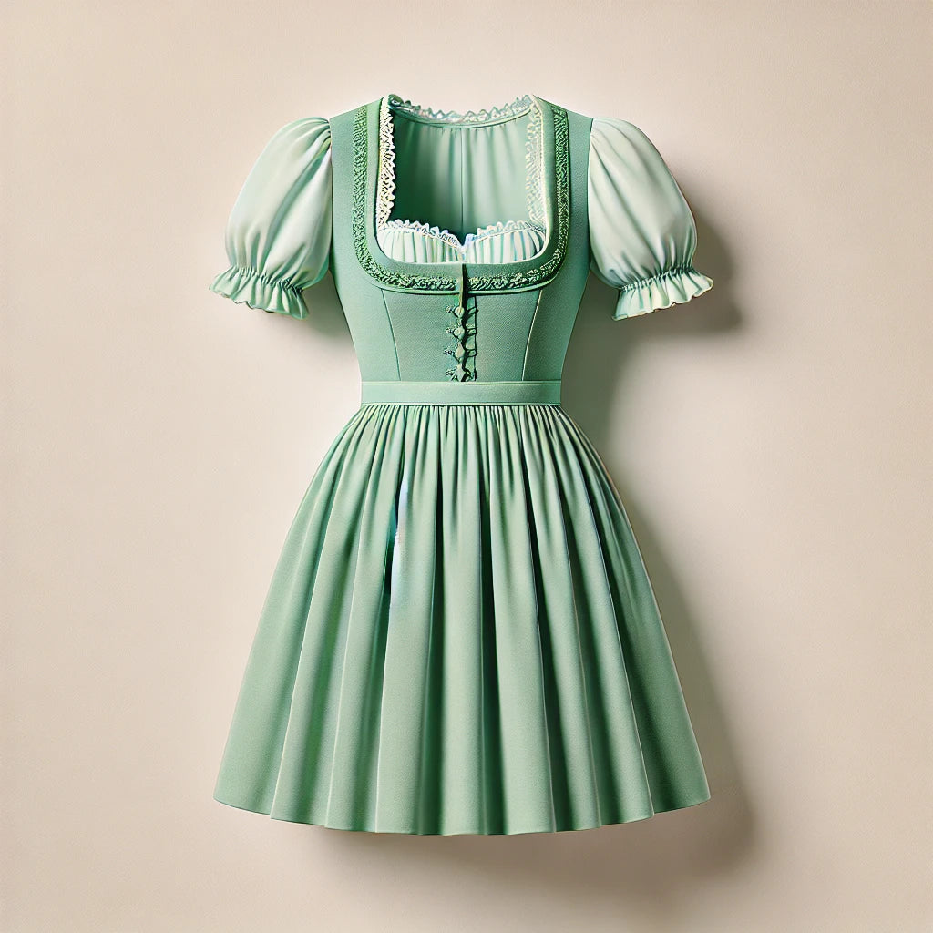 Dirndl in Mintgrün: Ein frischer Wind in der Trachtenmode