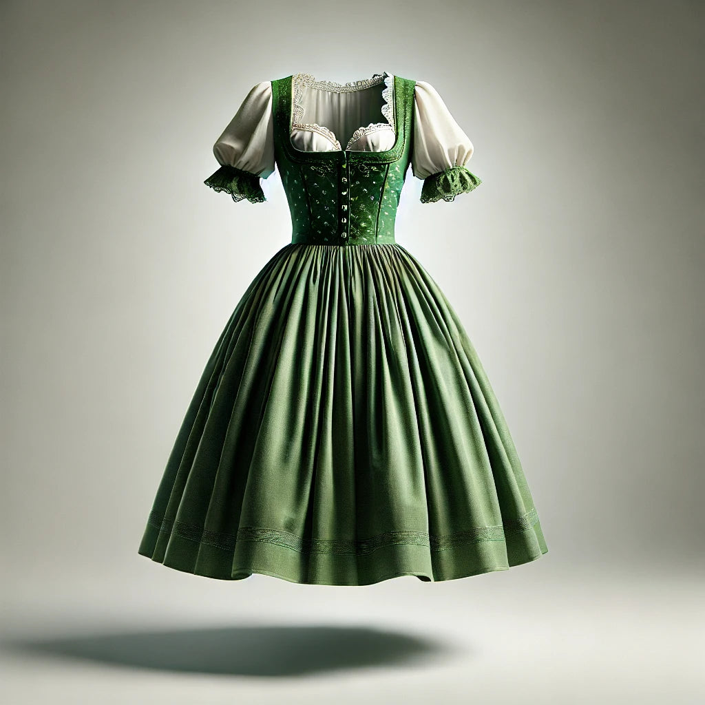 Die Schönheit der grünen Dirndl - Eine Reise in die Welt der Eleganz und Frische