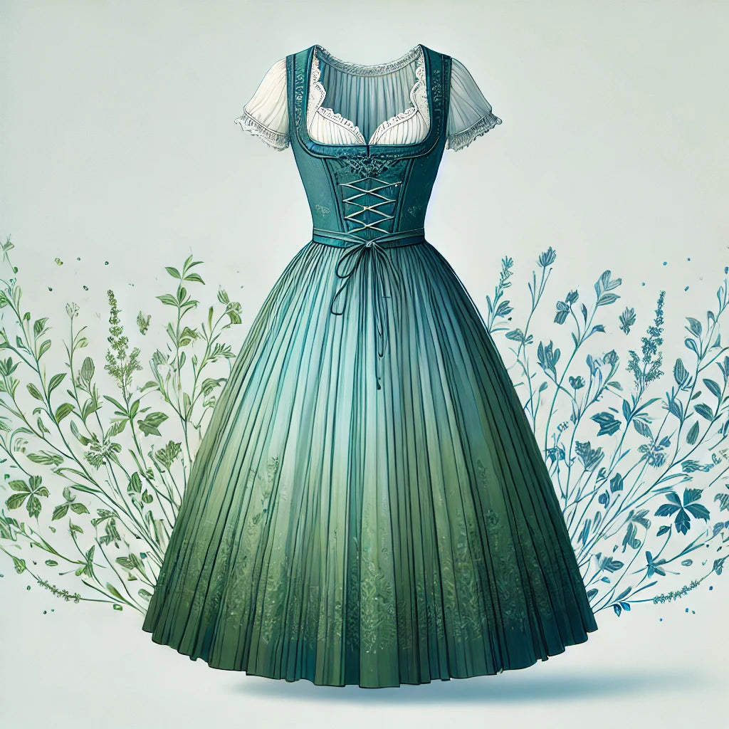 Dirndl Blau Grün: Eine harmonische Verbindung von Natur und Tradition