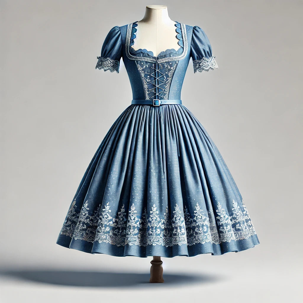 Die Faszination der blauen Dirndl - Eine Reise zu Selbstvertrauen und Eleganz