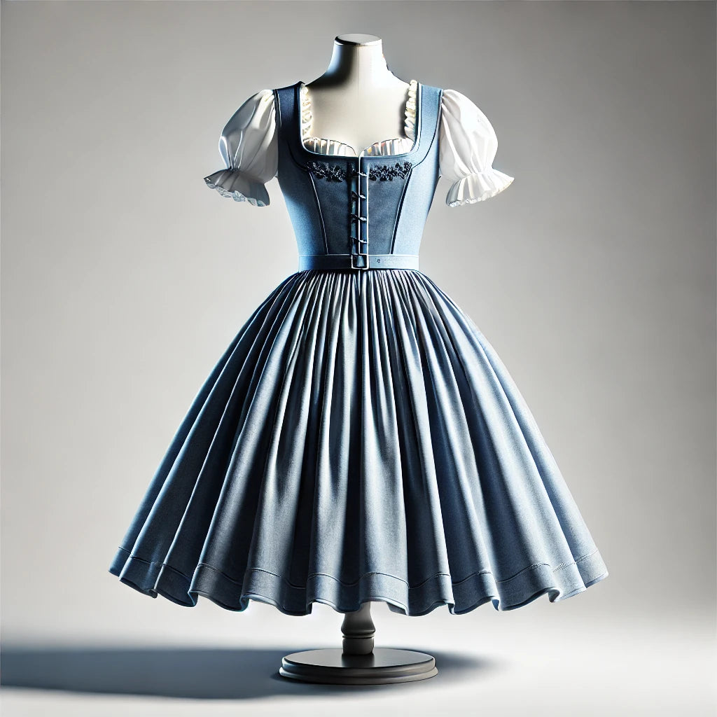 Die Schönheit der blauen Dirndl - Eine Reise in die Welt der Eleganz und Stil