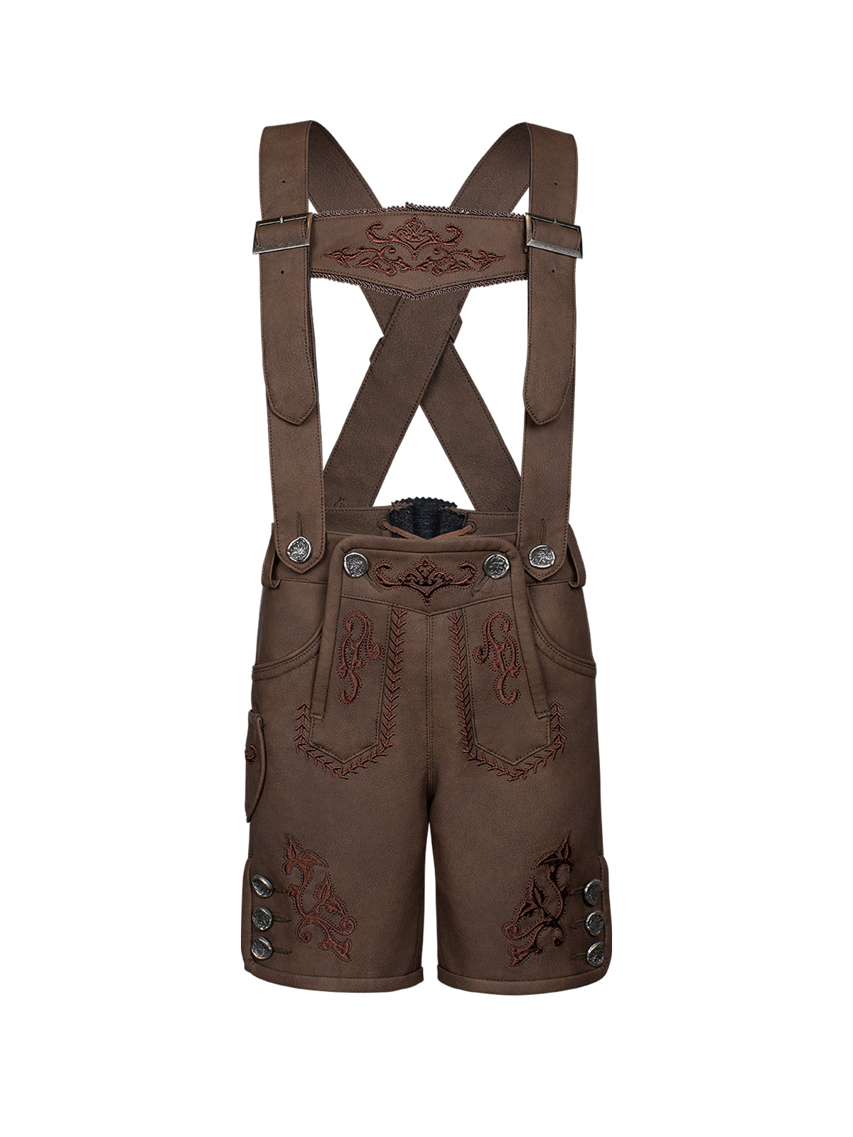 KINDER LEDERHOSE NORMA IN BRAUNE