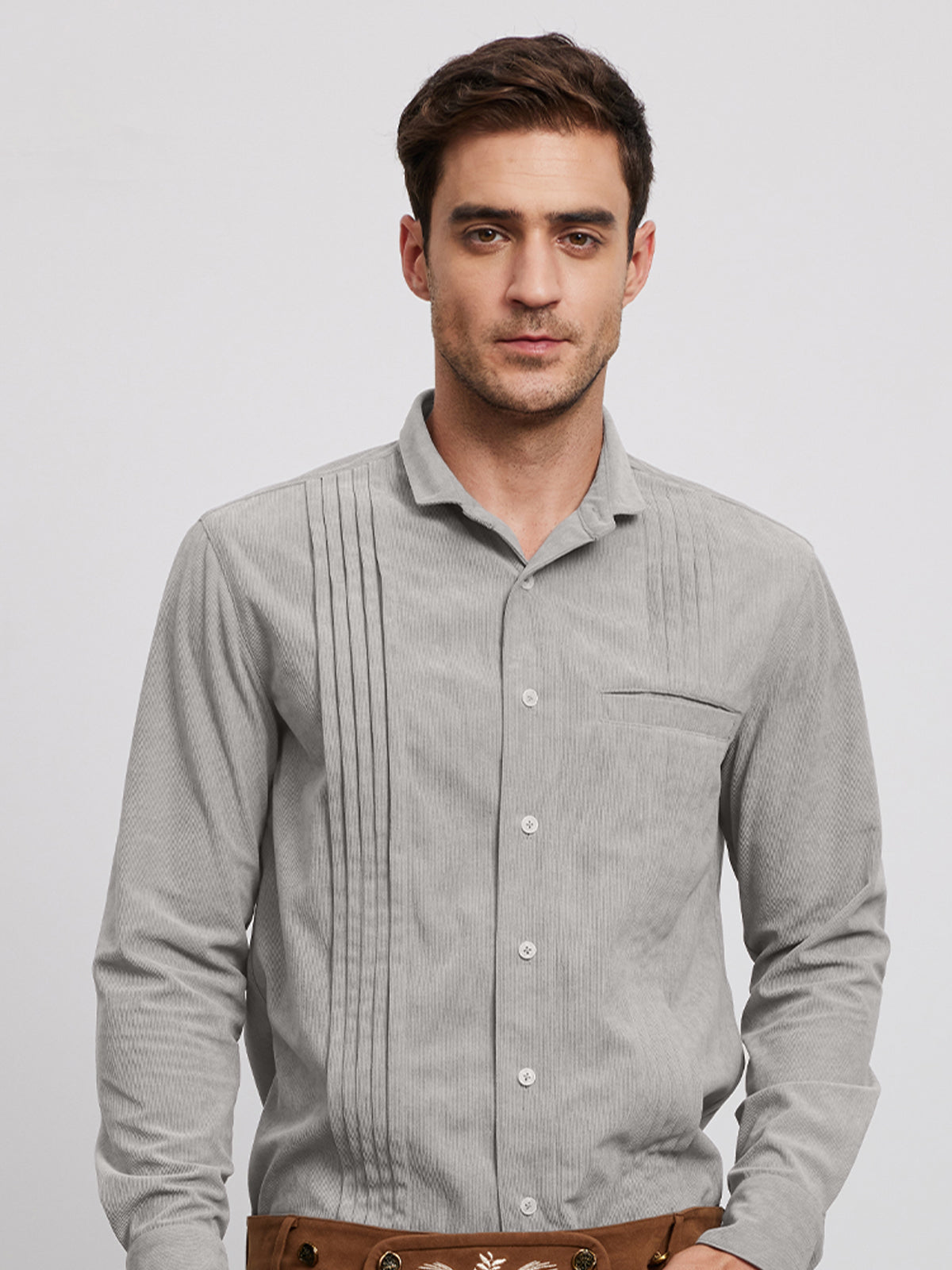HERRENHEMD ANTON GRAU