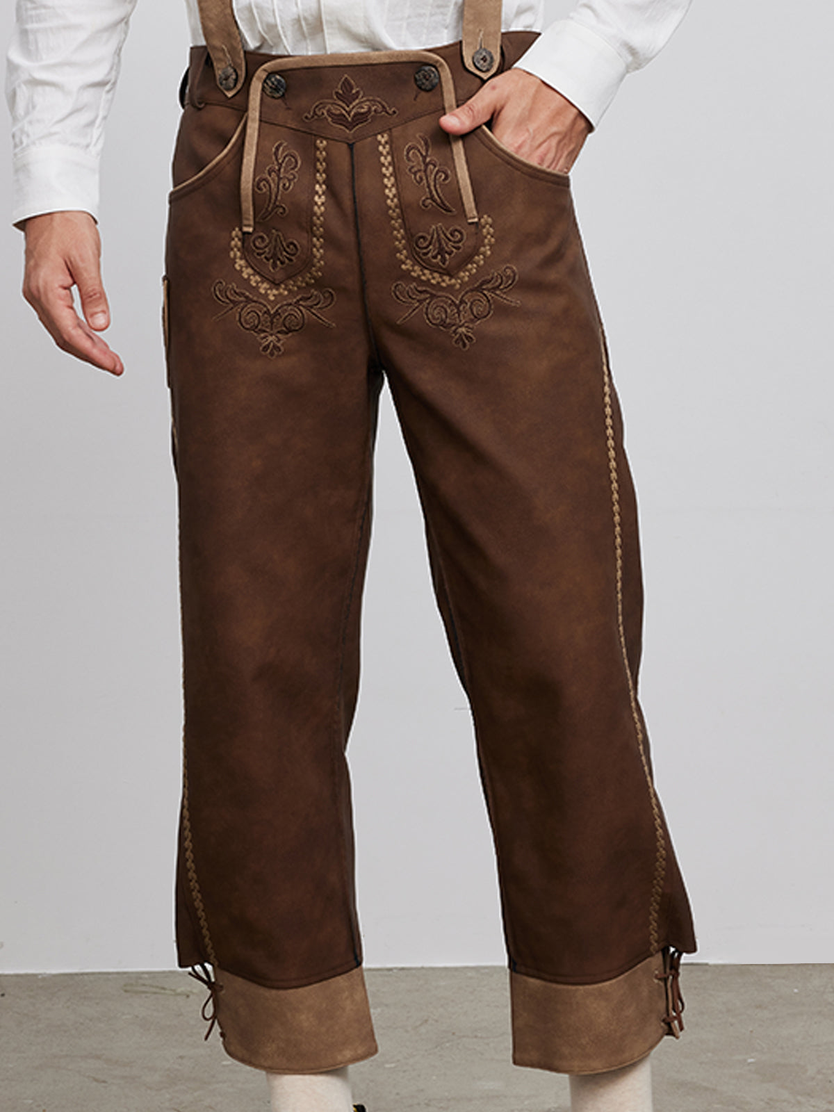 LEDERHOSE THEODOR IN BRAUNE