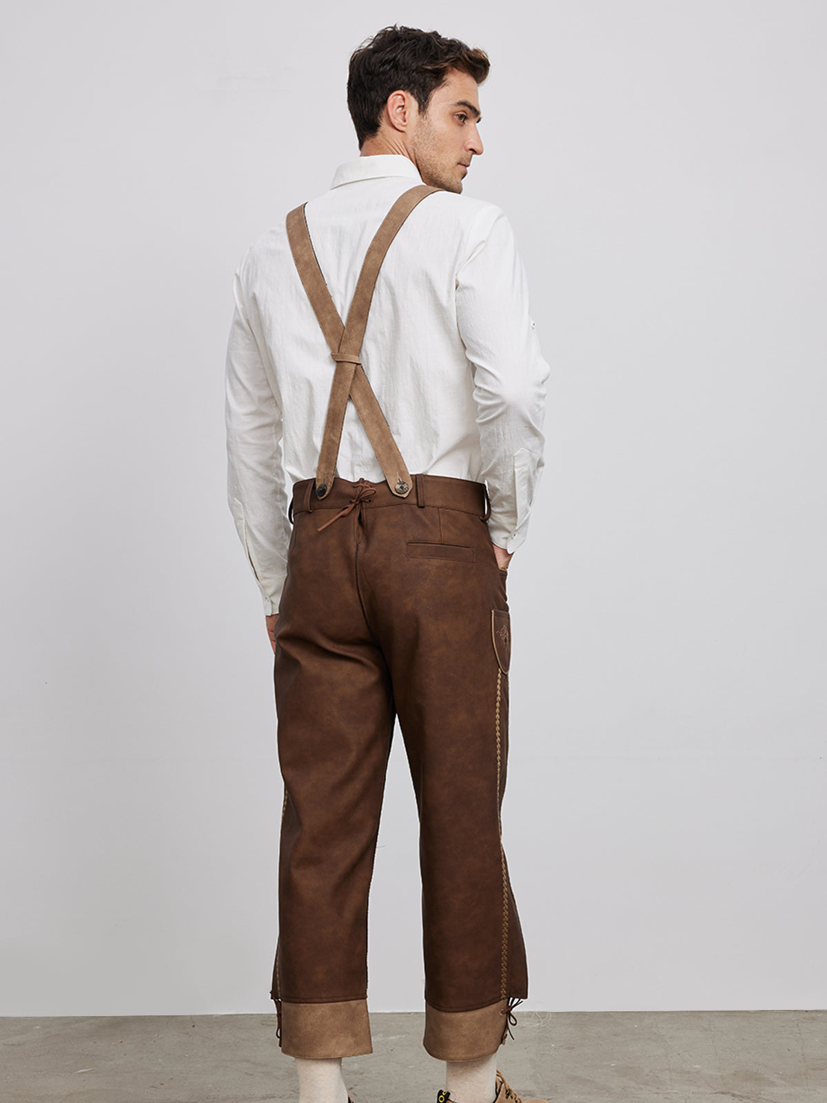 LEDERHOSE THEODOR IN BRAUNE