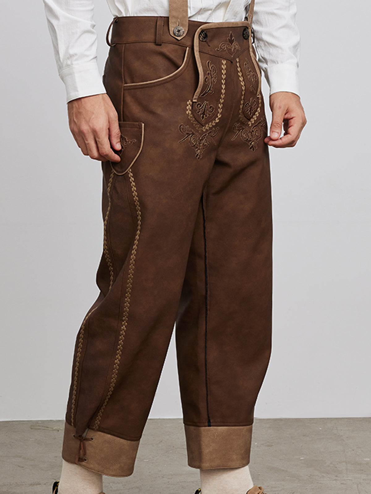 LEDERHOSE THEODOR IN BRAUNE