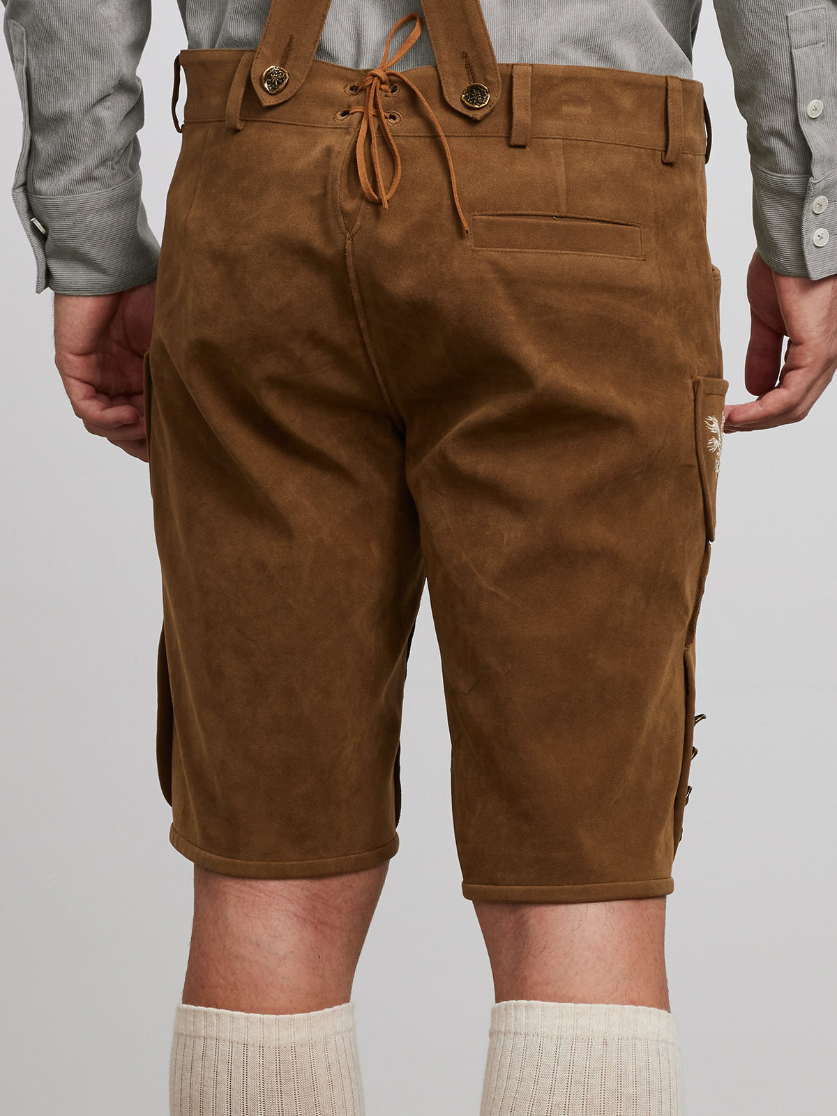 LEDERHOSE NORMAN IN ANTIBRAUNE