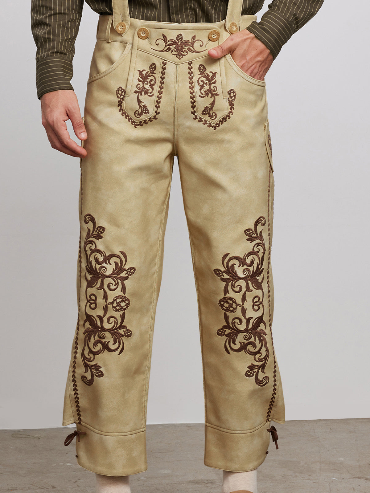 LEDERHOSE THEODOR IN HELLBRAUN
