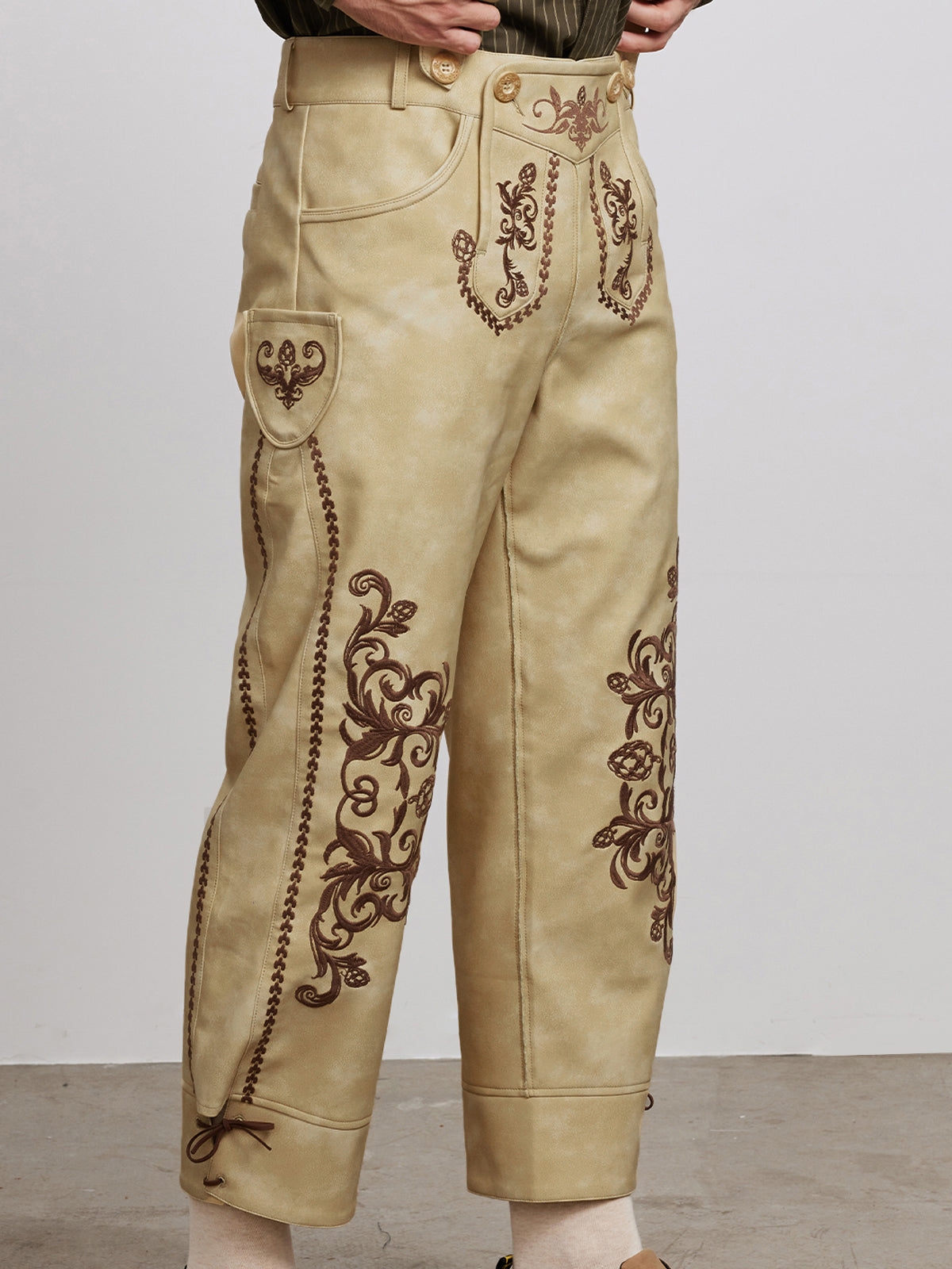 LEDERHOSE THEODOR IN HELLBRAUN