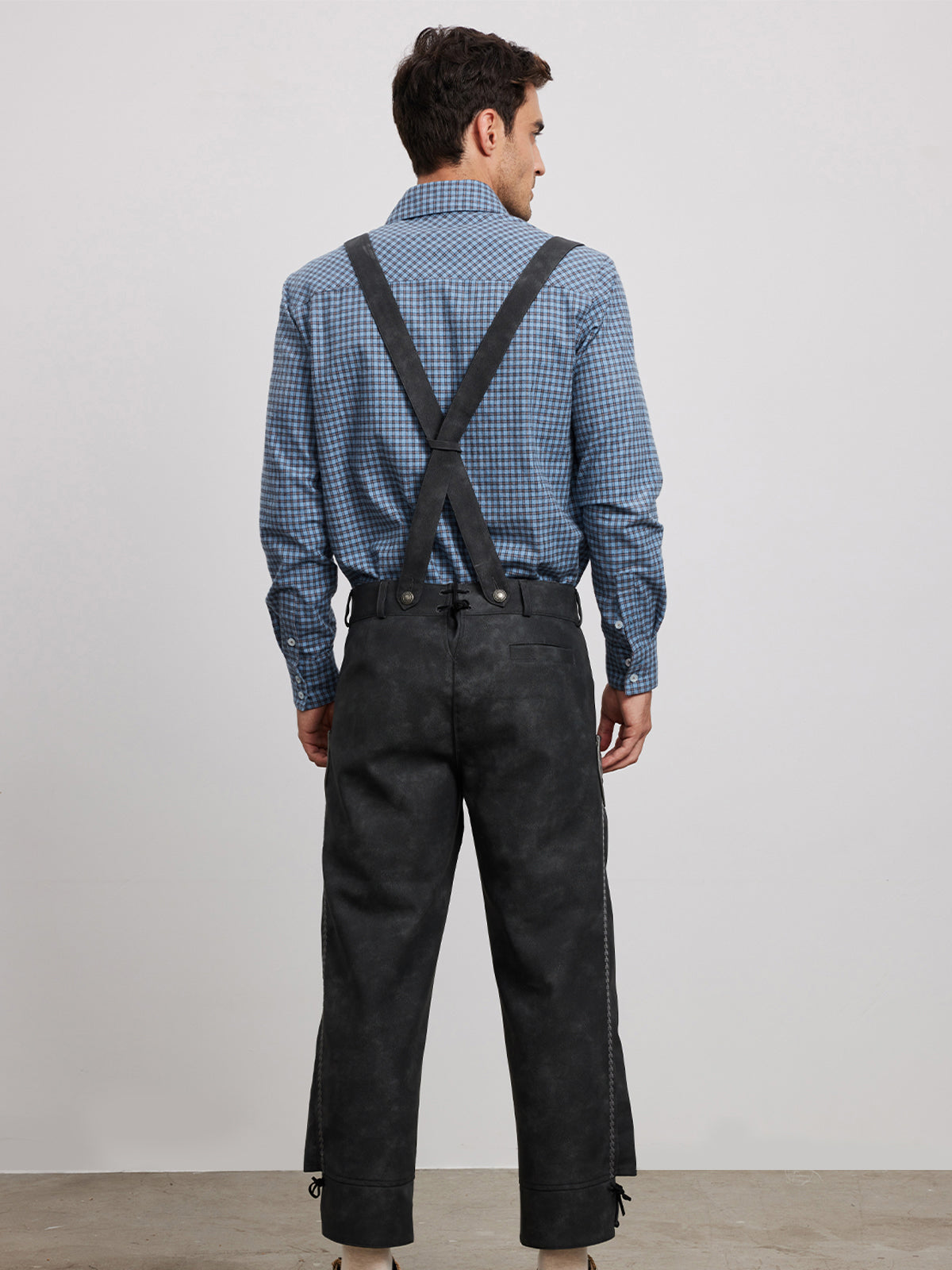 LEDERHOSE THEODOR IN SCHWARZGRAU