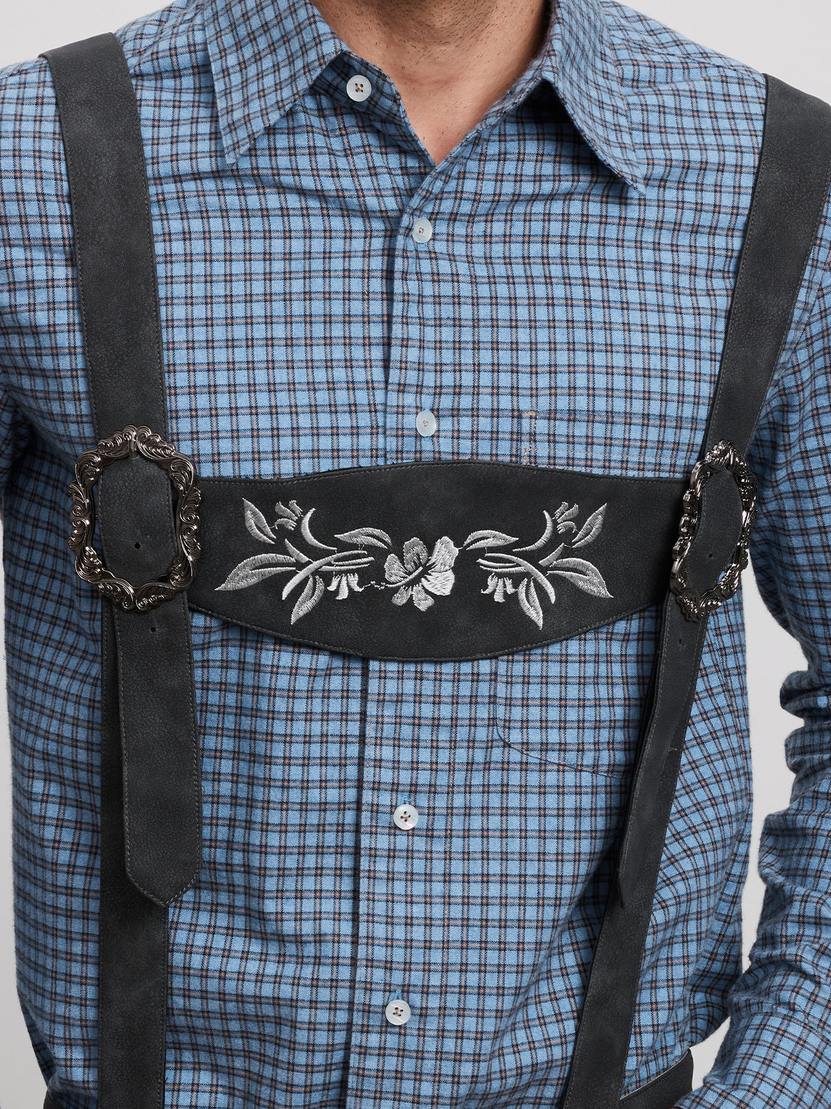 LEDERHOSE THEODOR IN SCHWARZGRAU