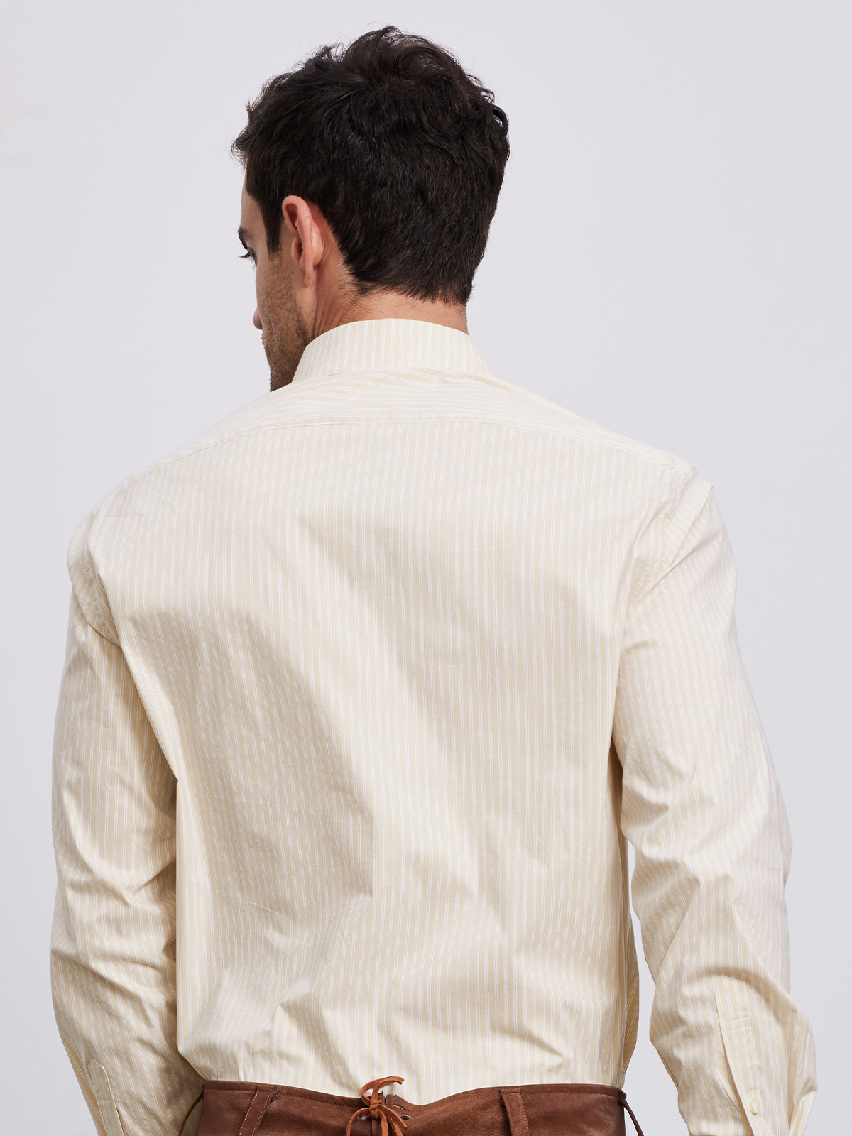 HERRENHEMD LENZ HELLGELB