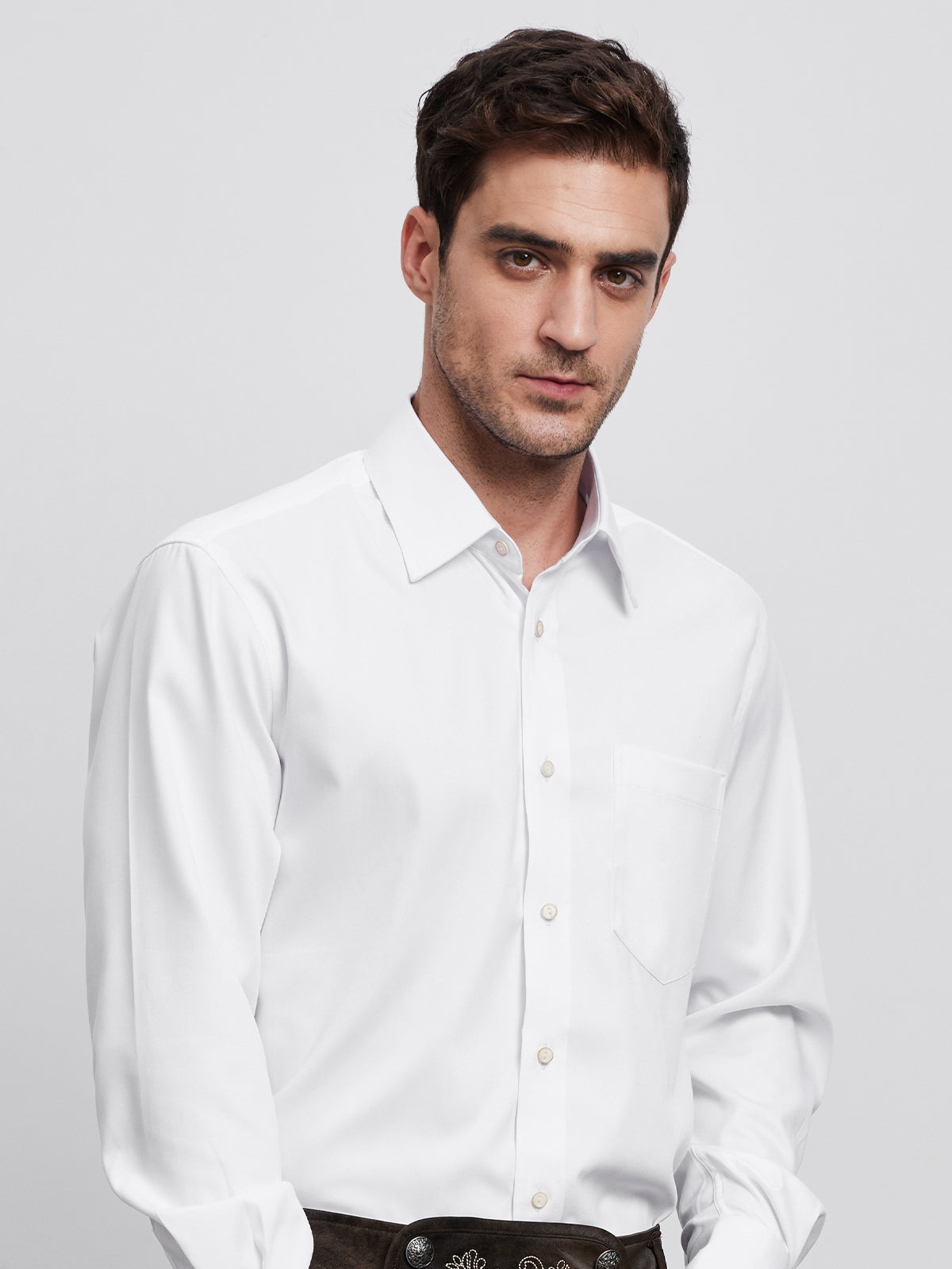 HERRENHEMD LENZ BEIGE