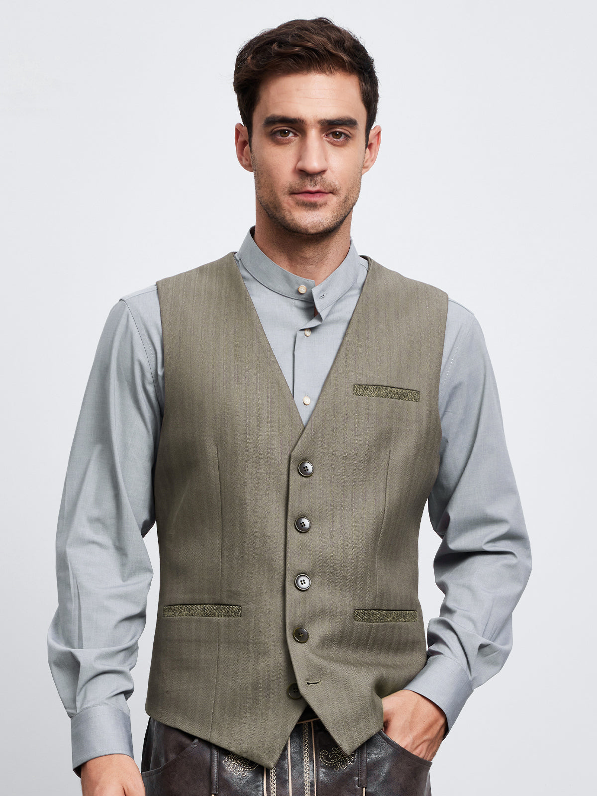 HERRENWESTE LEON BROWN