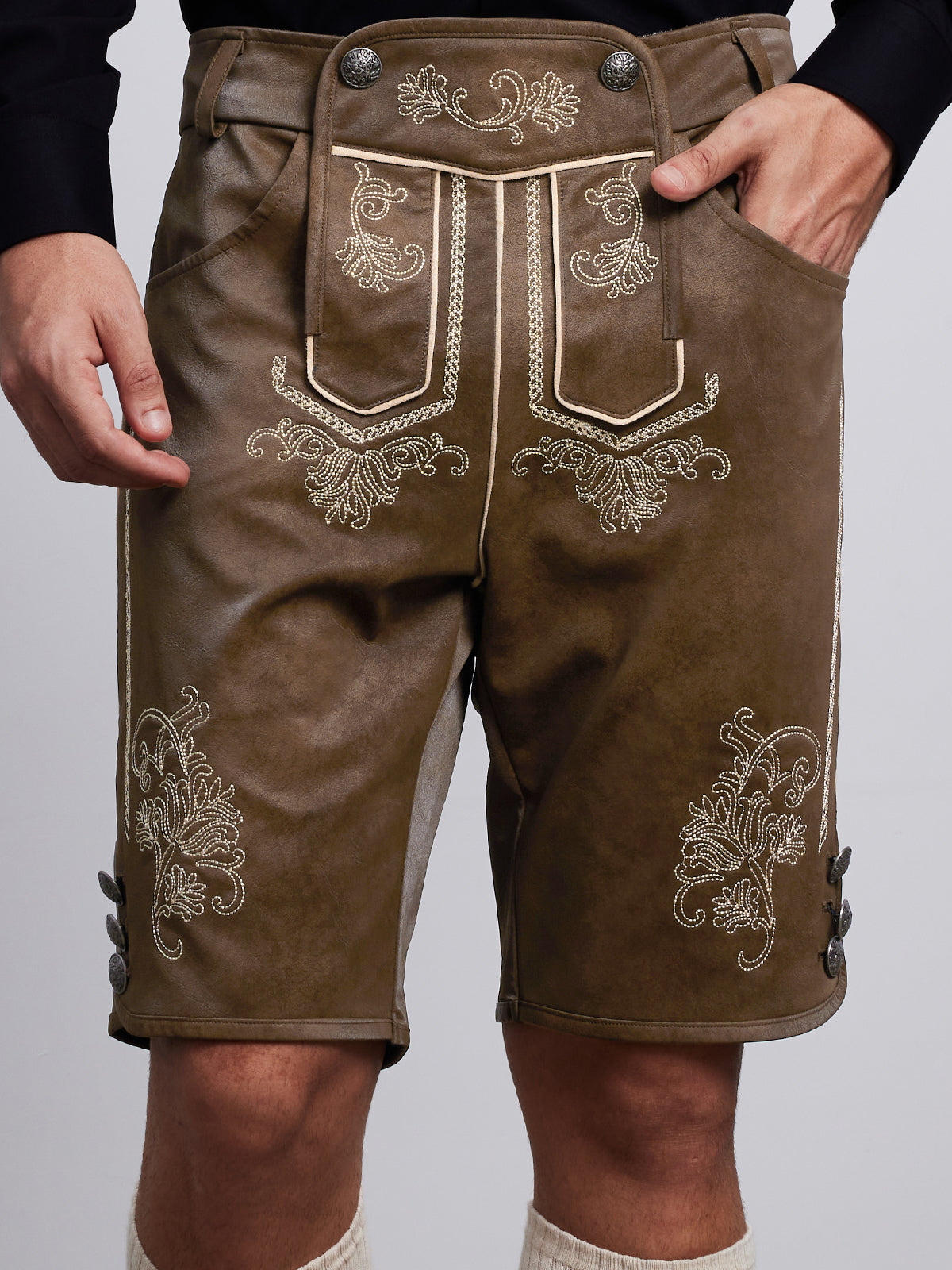 LEDERHOSE TARIUS IN BRAUNE