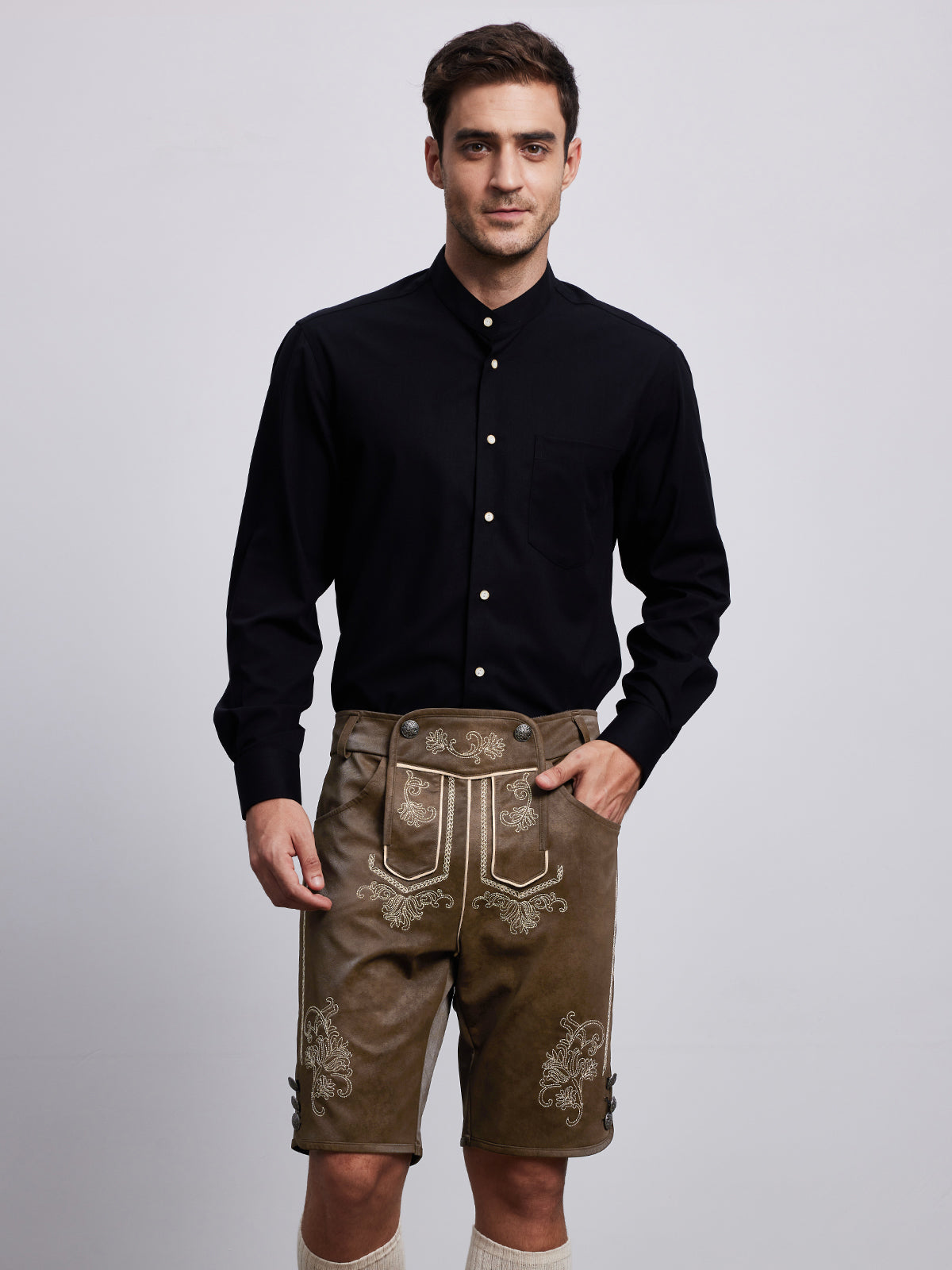 LEDERHOSE TARIUS IN BRAUNE