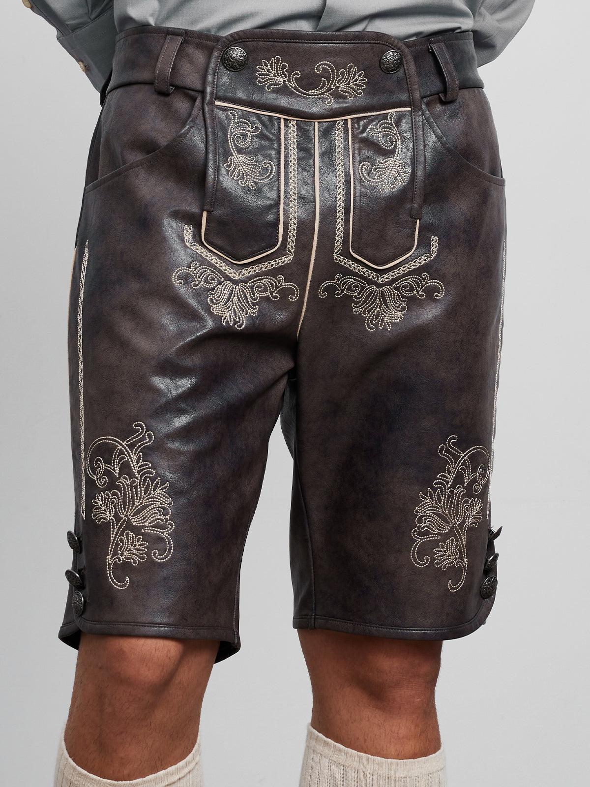 LEDERHOSE TARIUS IN STEINBRAUNE