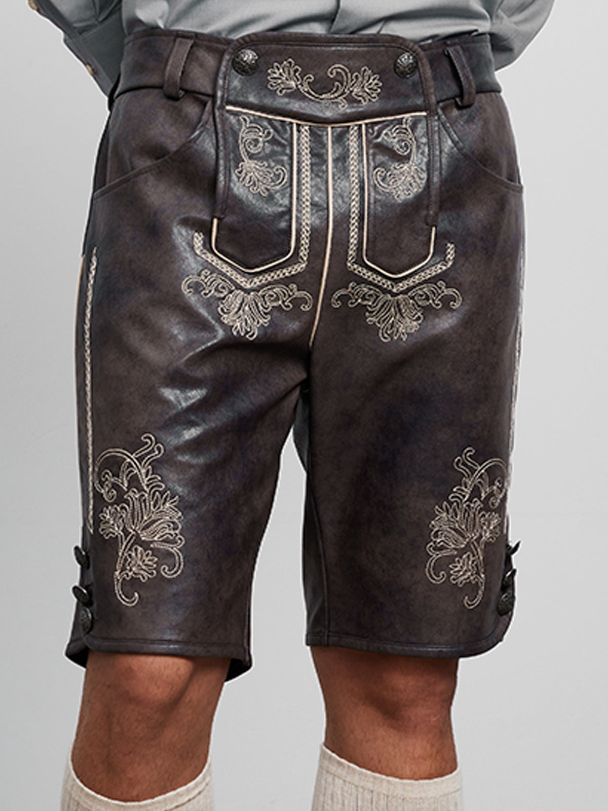 LEDERHOSE TARIUS IN STEINBRAUNE