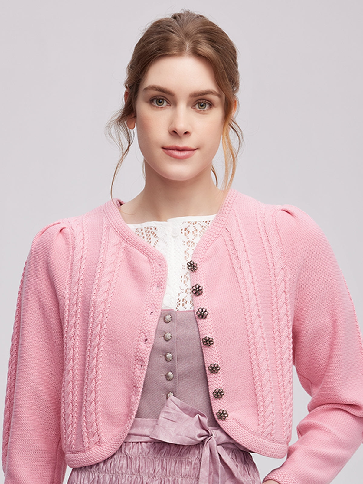 STRICKJACKE - MARTHA IN ROSA
