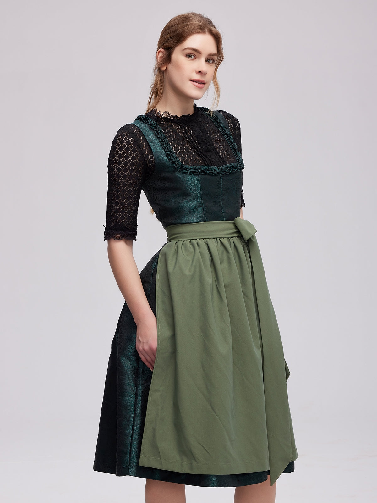 Das Dirndl Grün Samt – Eleganz in Naturtönen: Von Grünes Dirndl bis Dirndl Olivgrün