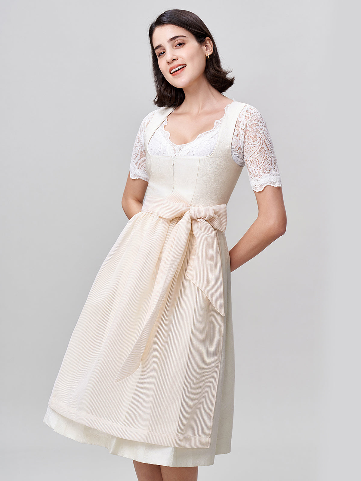 DIRNDL - WEBER IN BEIGE