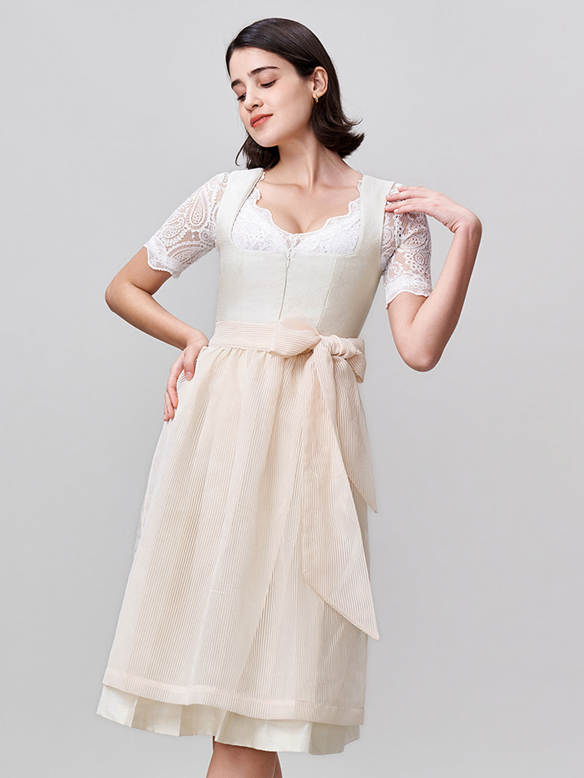 DIRNDL - WEBER IN BEIGE