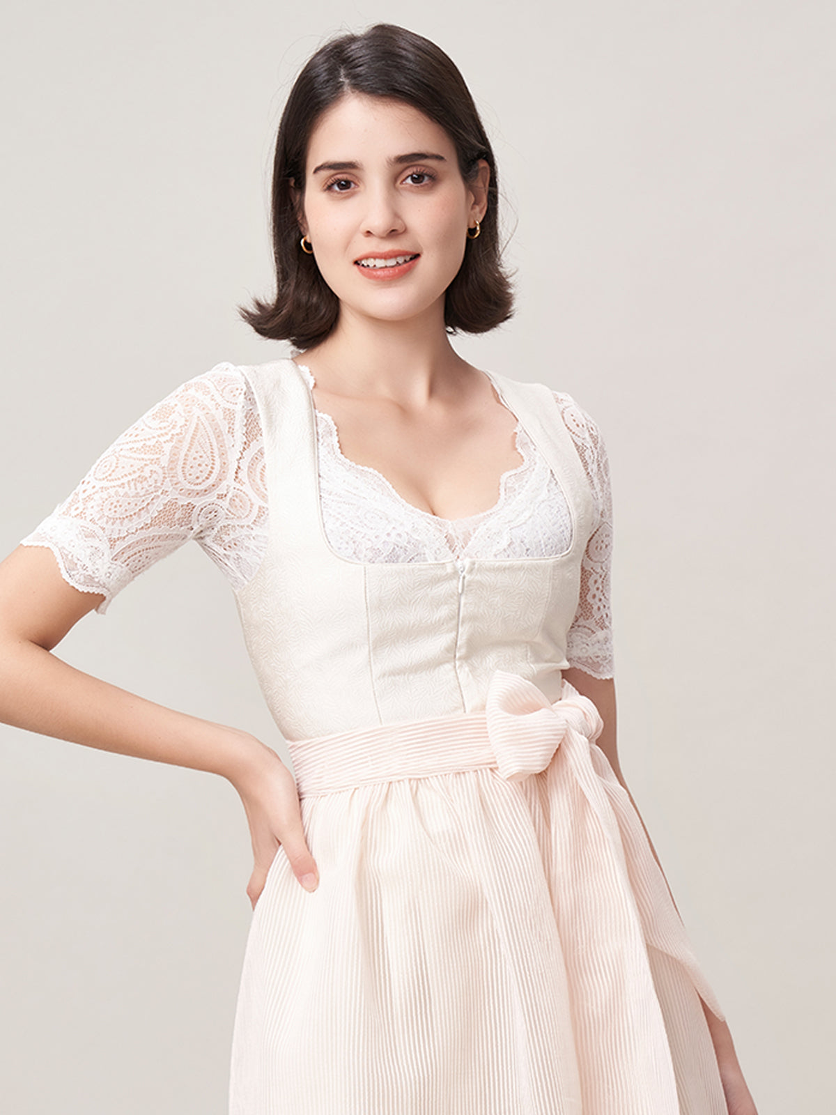 DIRNDL - WEBER IN BEIGE