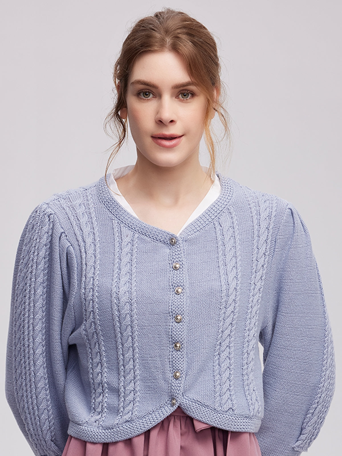 STRICKJACKE - MARTHA IN BLAU