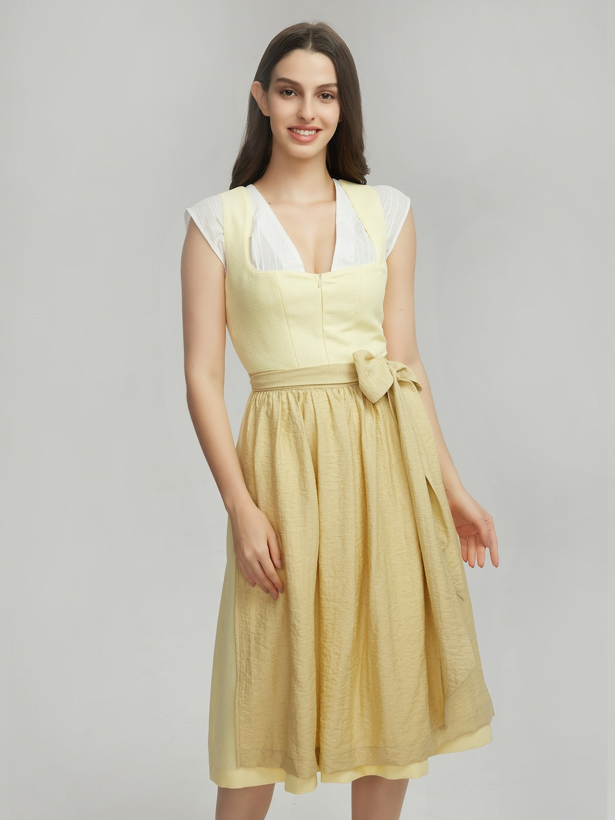 DIRNDL - CAMILLE IN LIME YELLOW